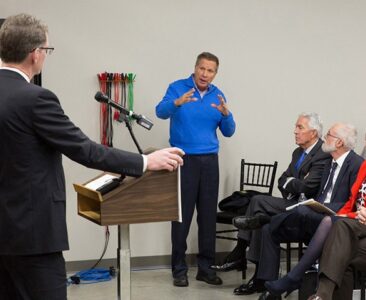 Ohio Governor John Kasich Visits Riverside Research - 