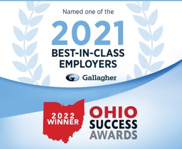 Riverside Research Receives Gallagher Best-in-Class Title and Ohio Success Award Recognizing Positive Impact on Employee Wellbeing and Community - 