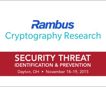 Rambus Cryptography Research and Riverside Research to Co-host Workshop on Identifying and Preventing Advanced Security Threats - 