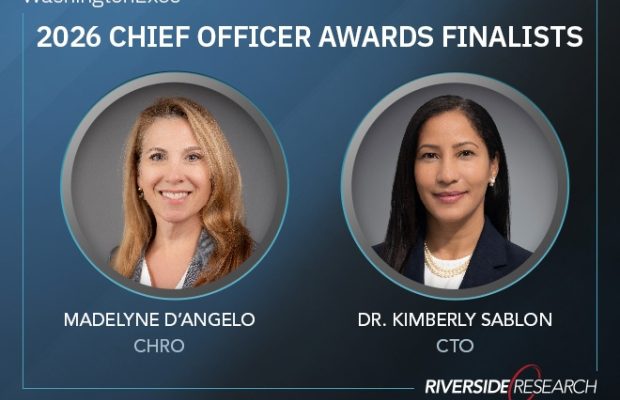 Riverside Research Executives Named 2026 Washington Exec Chief Officer Awards Finalists